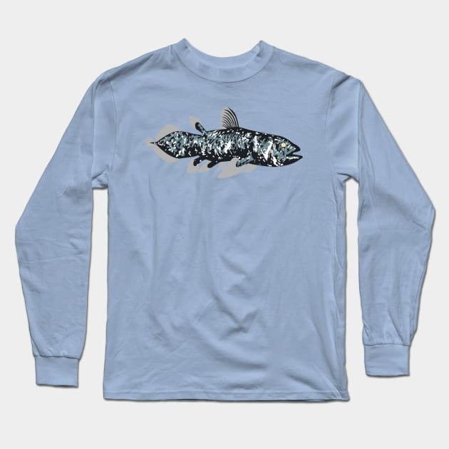 Coelacanth Long Sleeve T-Shirt by stargatedalek